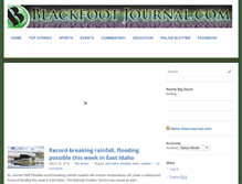 Tablet Screenshot of blackfootjournal.com